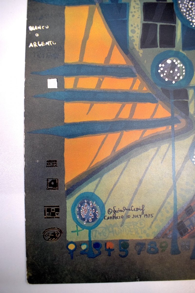 Poster 70s Paul Facchetti Gallery For Hundertwasser Exhibition  Modern Art Rd13-photo-3