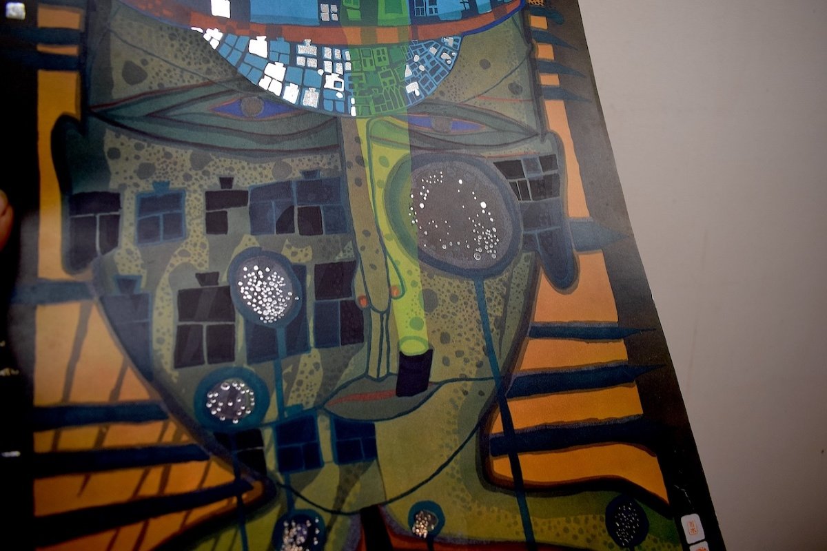 Poster 70s Paul Facchetti Gallery For Hundertwasser Exhibition  Modern Art Rd13-photo-4