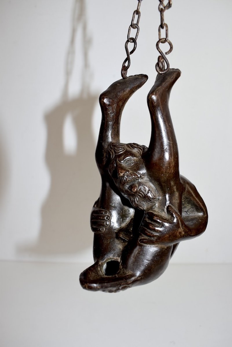 Erotic Curiosity Bronze Oil Lamp Bacchus Dionysus Padua Italy Ref687-photo-4