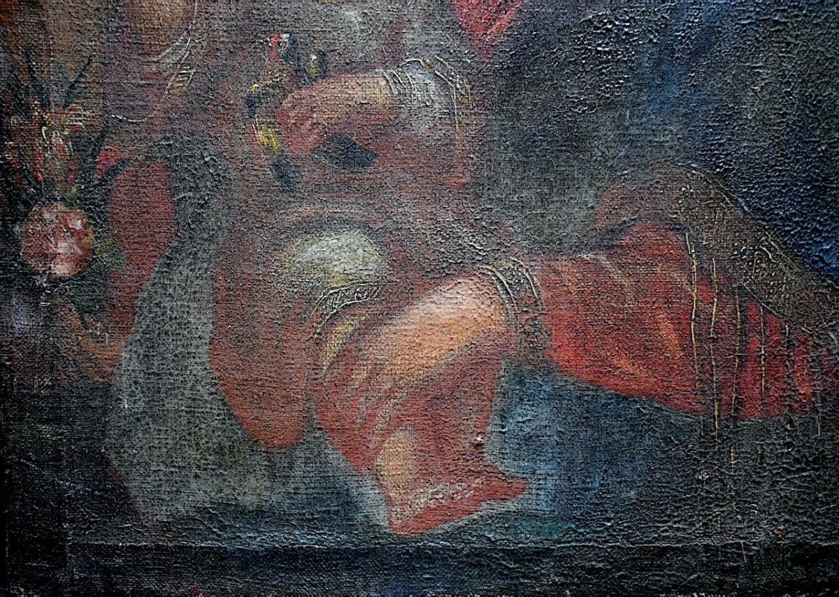 Virgin And Child Jesus Christ From The 18th Century Religious Art Rt936-photo-2