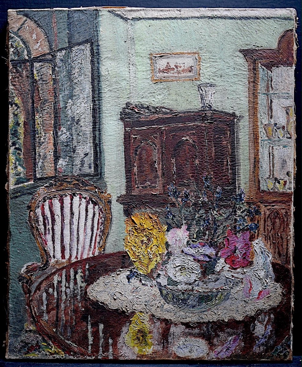 Interior Scene Bourgeois House 20th Century Rt949-photo-2