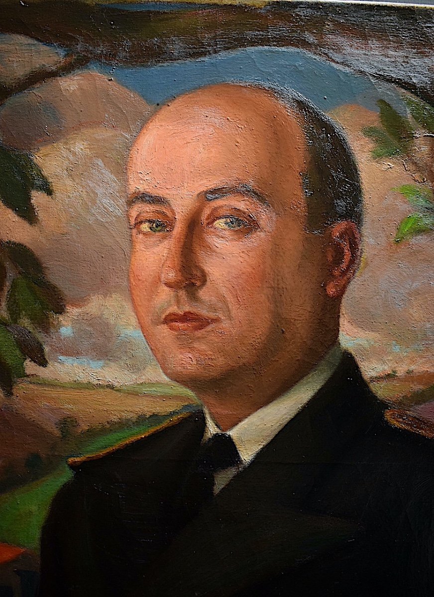 André Astoul Signed Portrait Man 20th Century Rt981-photo-3