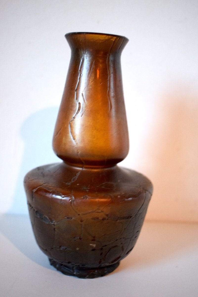 Vase En Verre  Art Nouveau Loetz &eacute;poque 1900 Verrerie De Boh&ecirc;me Autriche Ref757 -photo-4