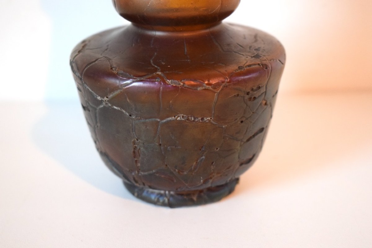 Vase En Verre  Art Nouveau Loetz &eacute;poque 1900 Verrerie De Boh&ecirc;me Autriche Ref757 -photo-3