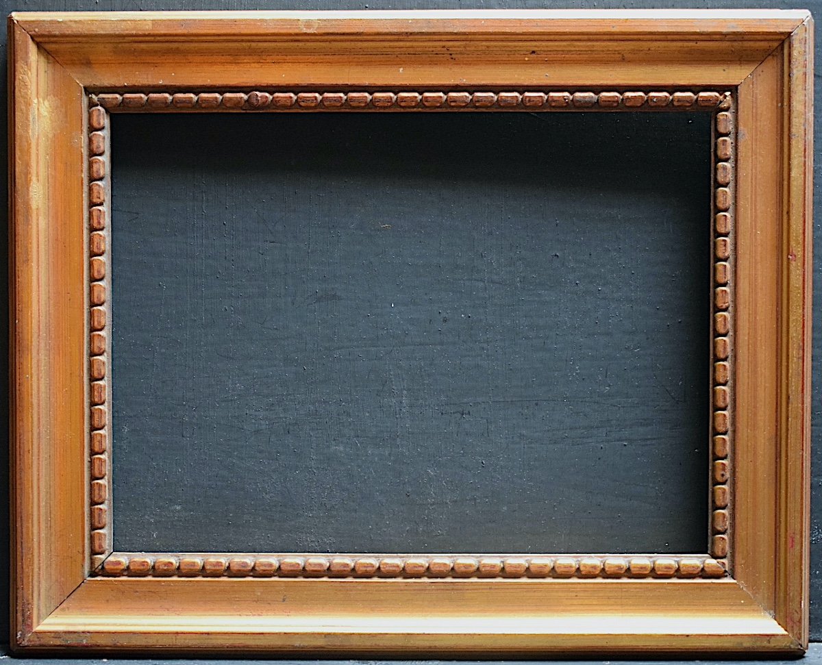Louis XVI Style Frame Gilded Rabbet 24 X 19 Cm Format 2f Frame XXth Ref C1161