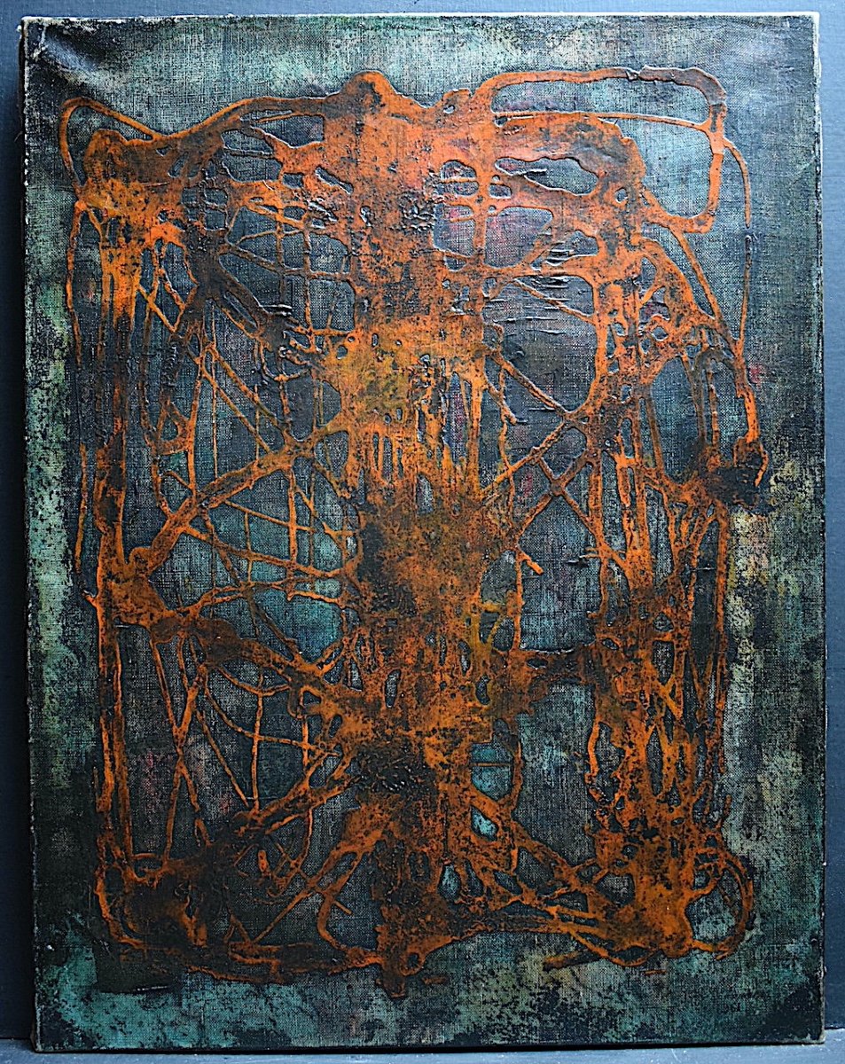 Jean-marie Ledannois Abstract 20th Century 60s Rt1158-photo-6