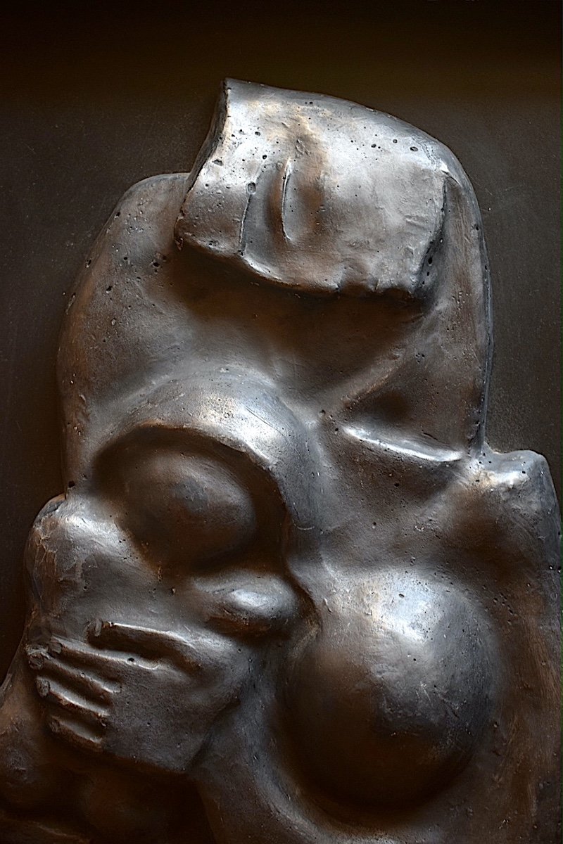 CLAUDE TCHAVOUCH peintre sculpteur Maternit&eacute; Moderniste XX &egrave;me si&egrave;cle RT1169-photo-3