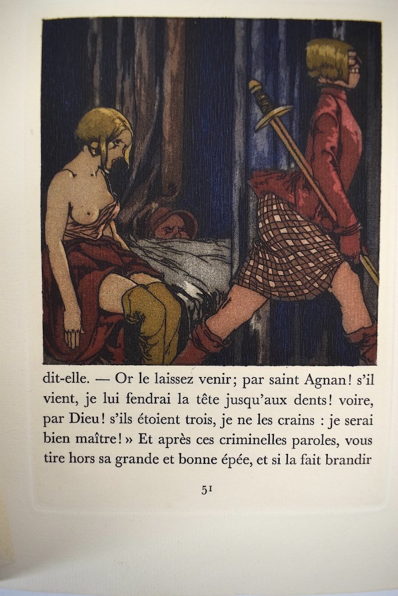 Jean Jacques Brousson La Fleur Des Cent Nouvelles 45 Gravures De Stall Livre &eacute;rotique Ref1038-photo-5