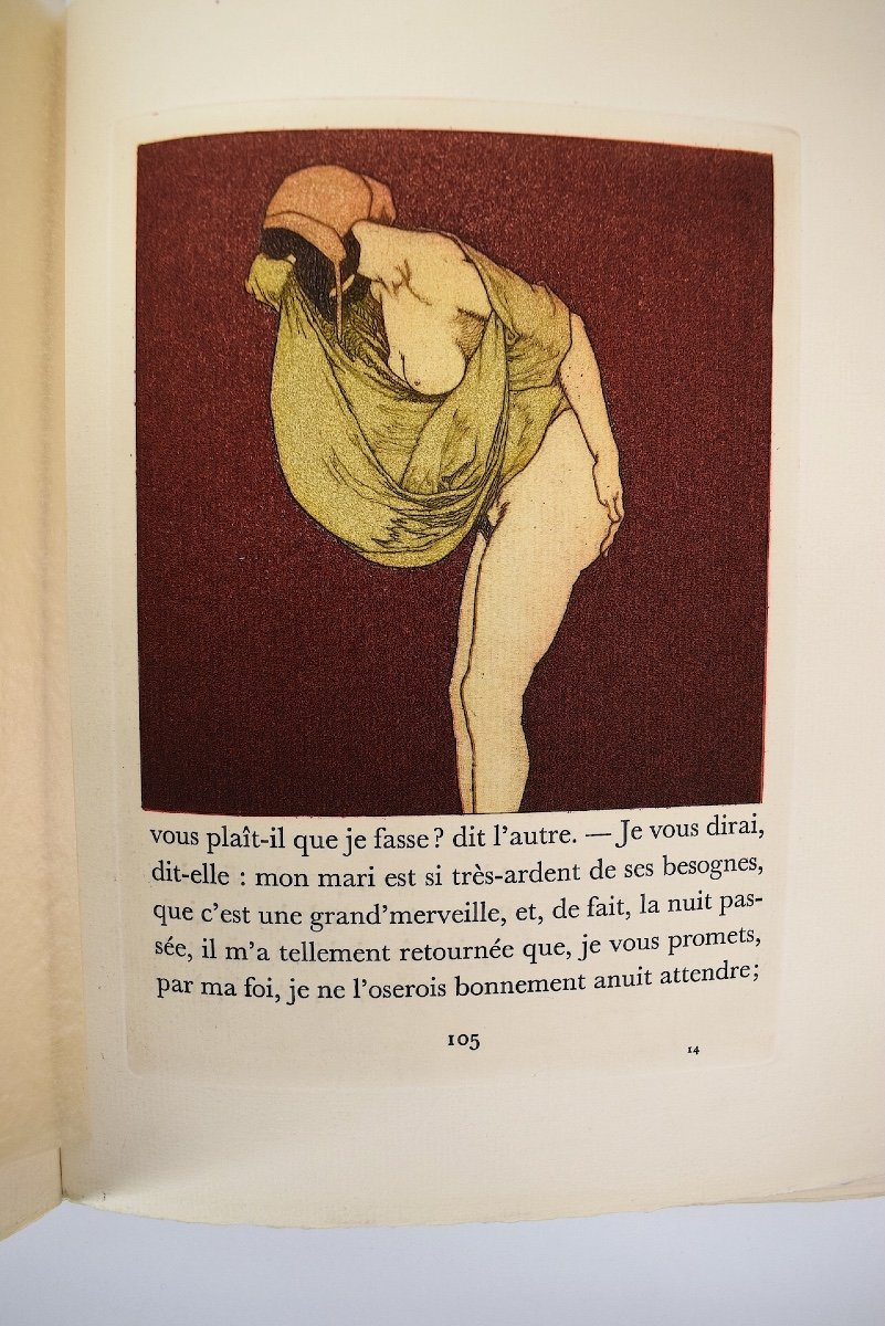 Jean Jacques Brousson La Fleur Des Cent Nouvelles 45 Gravures De Stall Livre &eacute;rotique Ref1038-photo-6