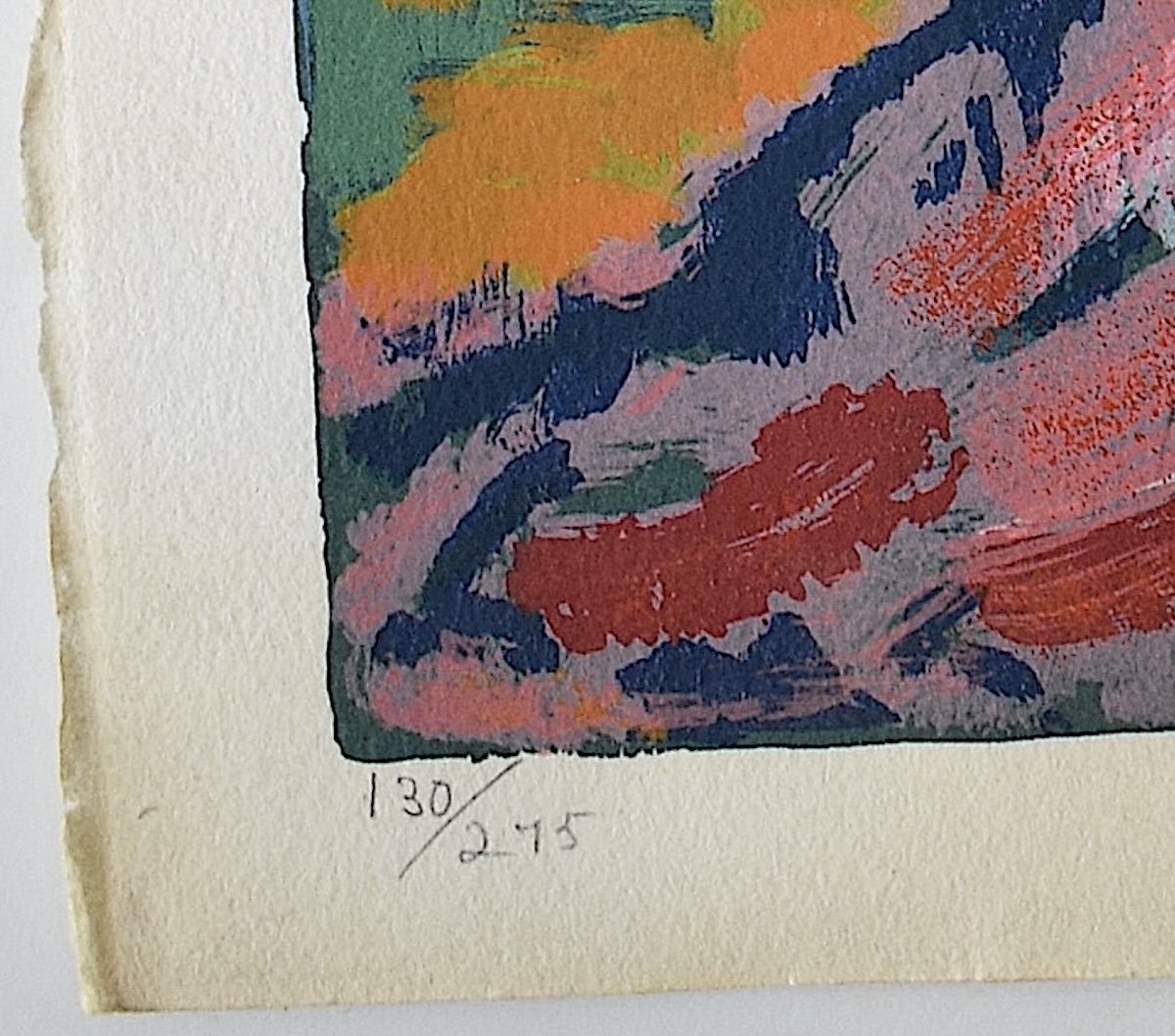 Jens Mathisen Deux Litographies  Aux Couleurs Fauves Ref1040 -photo-2