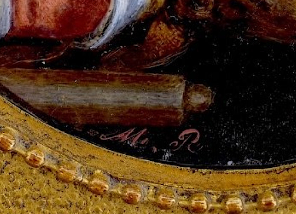 Miniature Painting Portrait Of A Child Monogram 19th Century Ref1103-photo-7