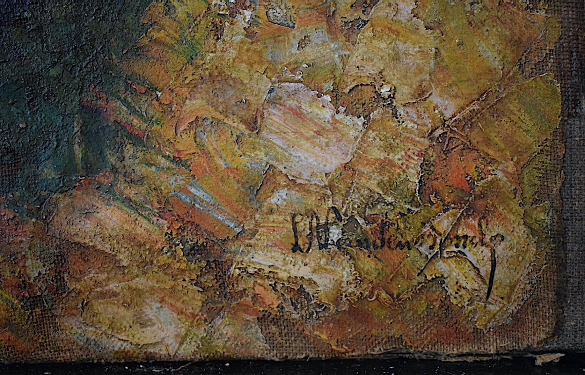 LOUIS VANDENBOSSCHE Belge Paysage Post Impressionniste Belgique XX ème Rt1161-photo-3