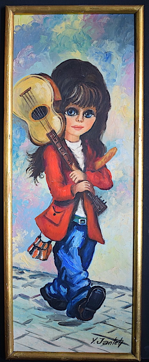Poulbots Paris Montmartre 60s 70s Parisian Titi Signed To Identified Rt1239-photo-1
