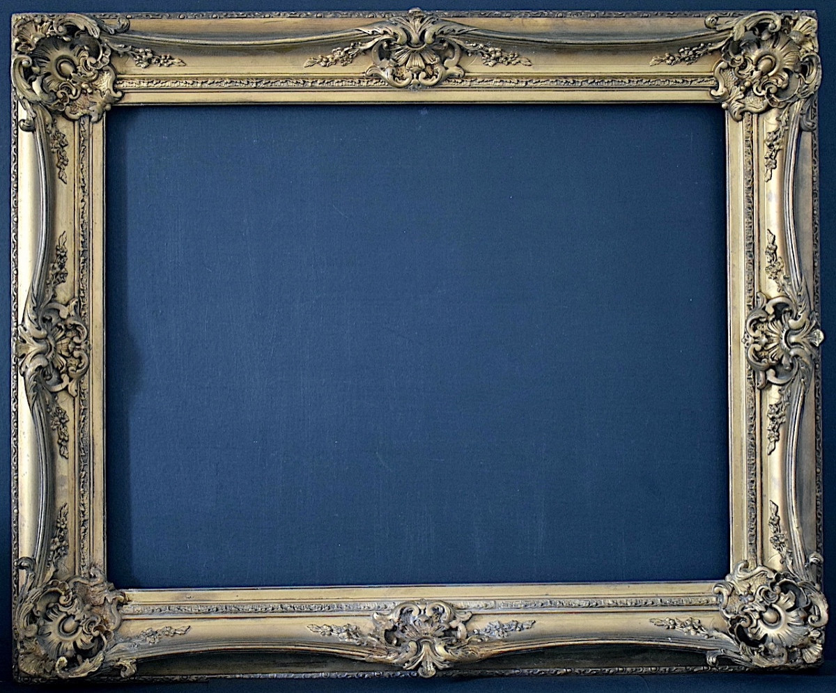19th Century Gilded Rebate Frame 65 X 50 Cm Format 15p Frame Ref C1203-photo-5