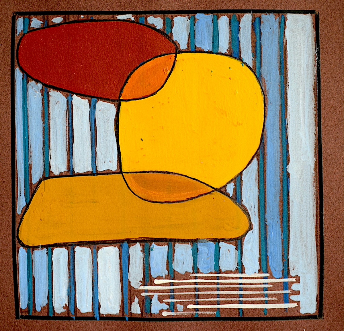 Abstract 80s Signed To Identify 20th Century Rt1271-photo-3