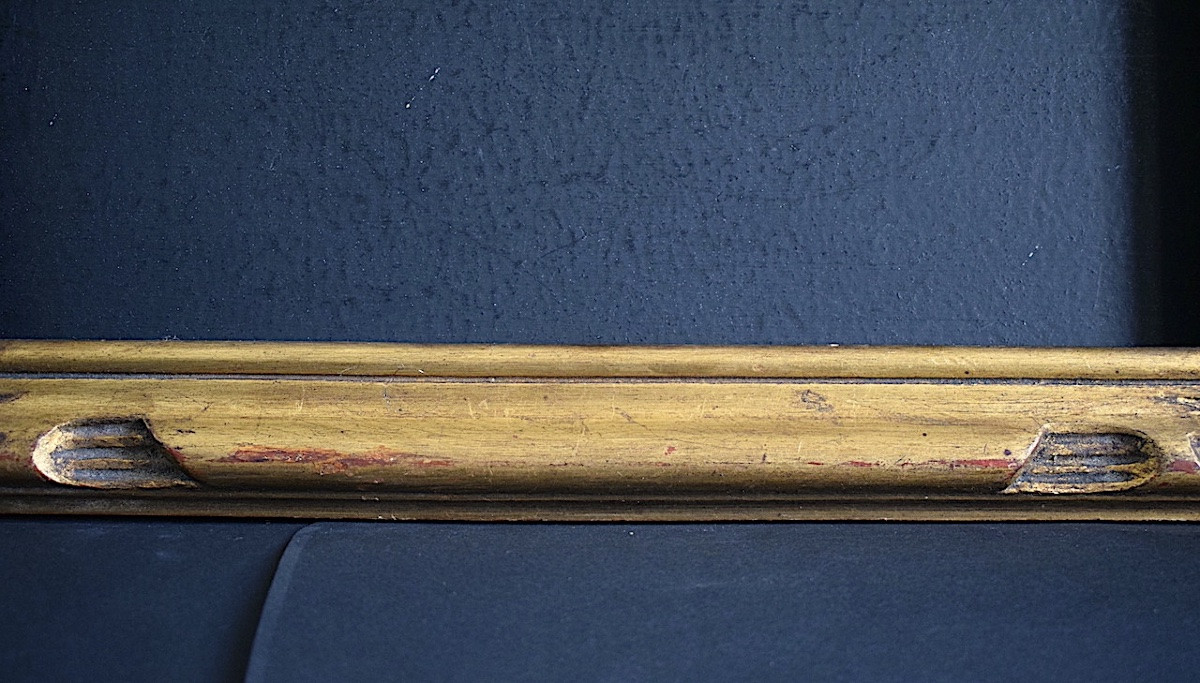 1930s Gold Frame Rebate 34.5 X 24 Cm Format Close To 5p Frame Ref C1219-photo-2