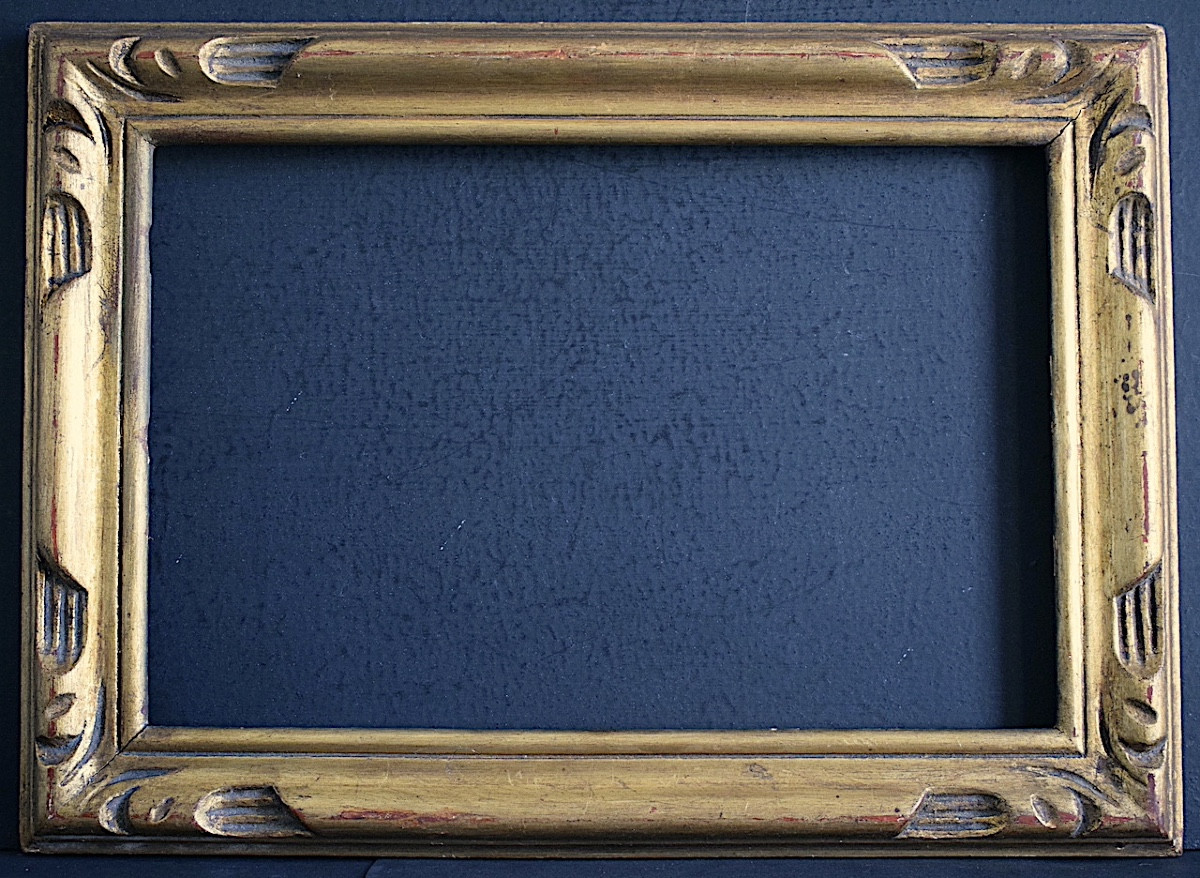 1930s Gold Frame Rebate 34.5 X 24 Cm Format Close To 5p Frame Ref C1219