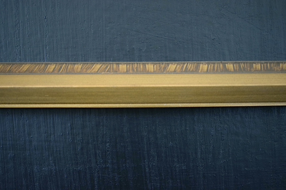Art Deco Gold Rebate Frame 35 X 27 Cm Format 5f Frame Ref C1221-photo-4