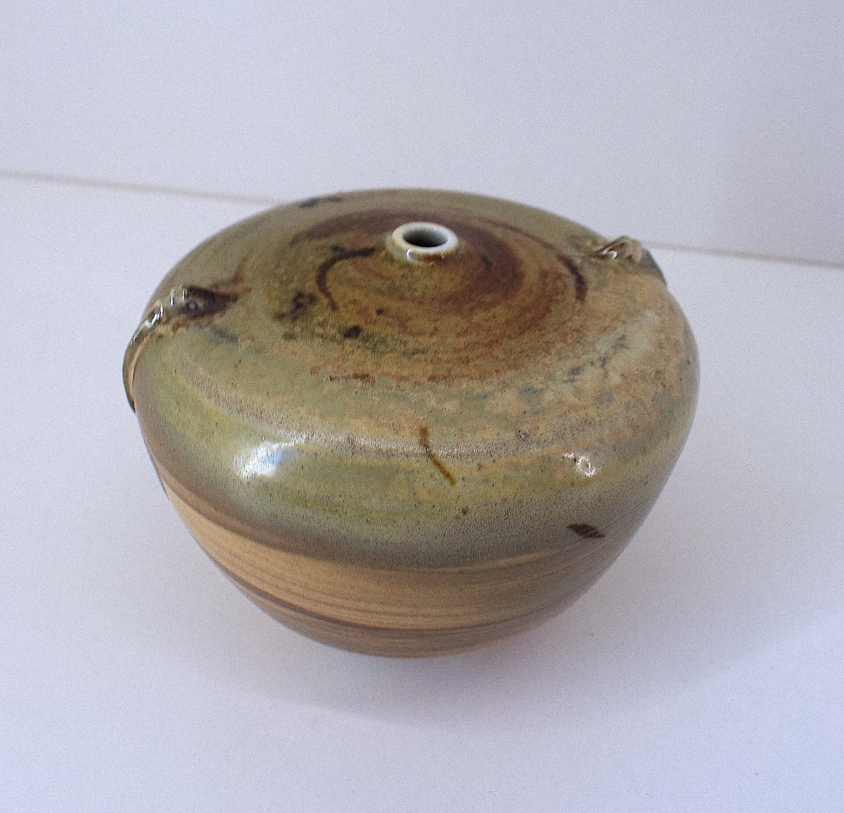 Modern Vase In Enamelled Porcelain, Signature To Identify Ref1118
