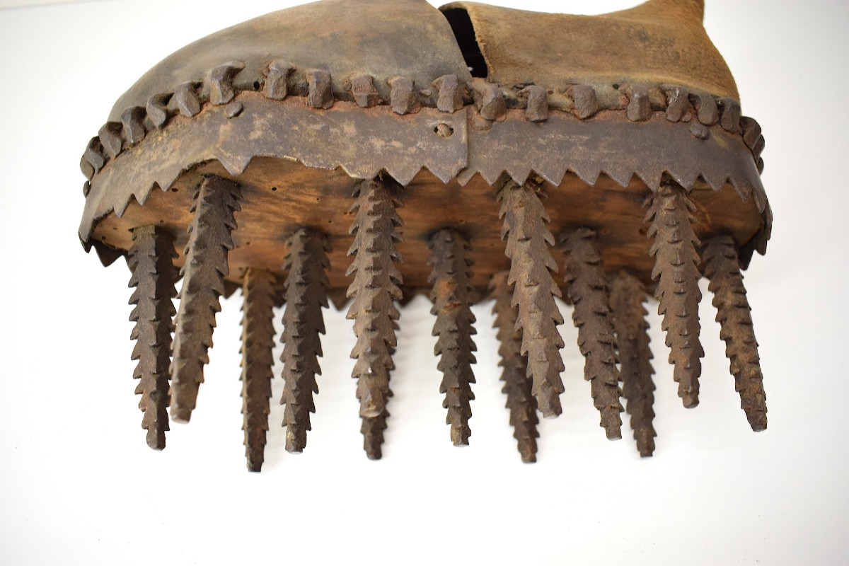 Popular Art Of The Cévennes Chestnut Shoe Called Sole 19th Century Ref1124-photo-6