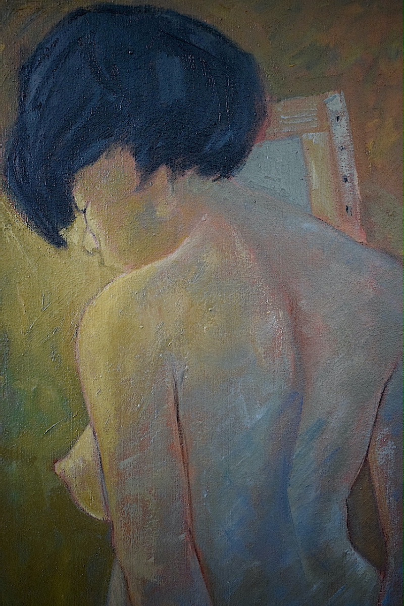 Rafael Alonso Spanish Female Nude Painter And Her Model 20th Century Rt1312-photo-1