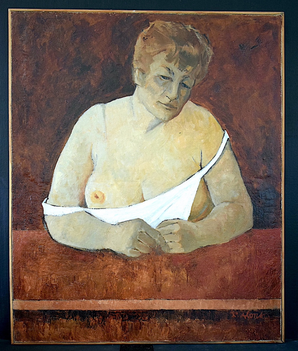 Rafael Alonso Spanish Portrait Of A Woman 20th Century Rt1314