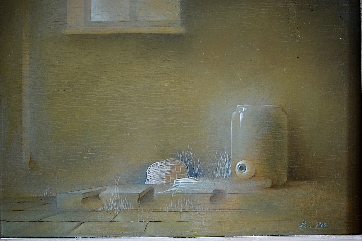ADRIAN PAIU Roumanie Peintre Roumain nature morte Art Moderne surréaliste  RT1317-photo-2
