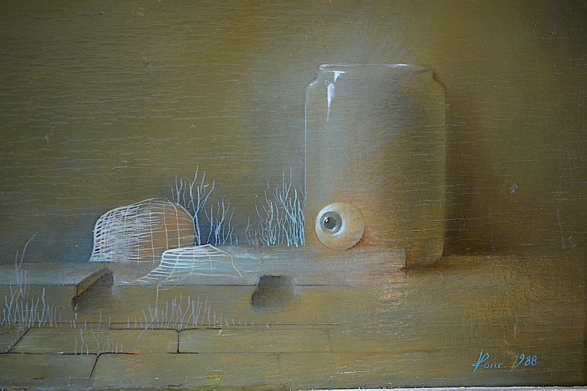 ADRIAN PAIU Roumanie Peintre Roumain nature morte Art Moderne surréaliste  RT1317-photo-3
