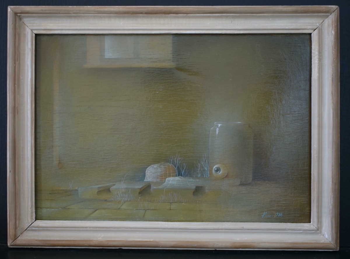 ADRIAN PAIU Roumanie Peintre Roumain nature morte Art Moderne surréaliste  RT1317