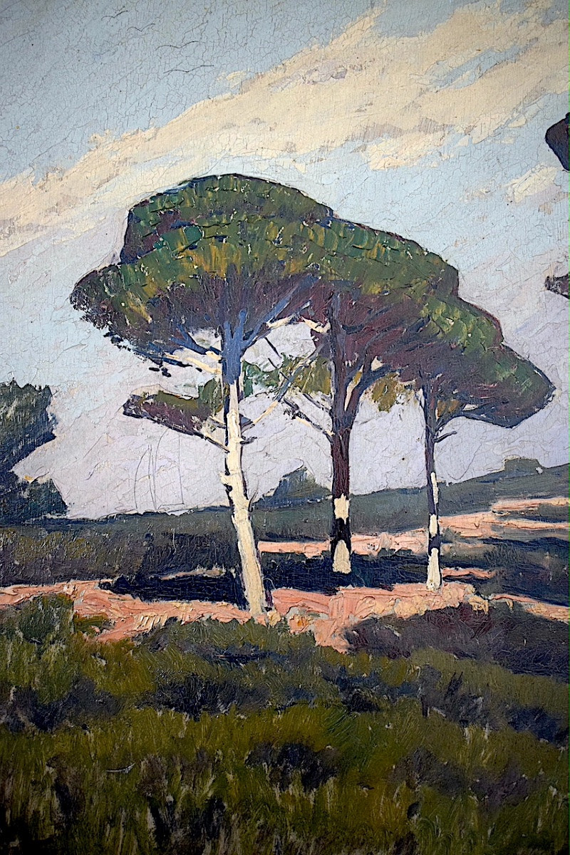 Raymond Martinez Provence Landscape Dated 1935 20th Century Rt1330-photo-3