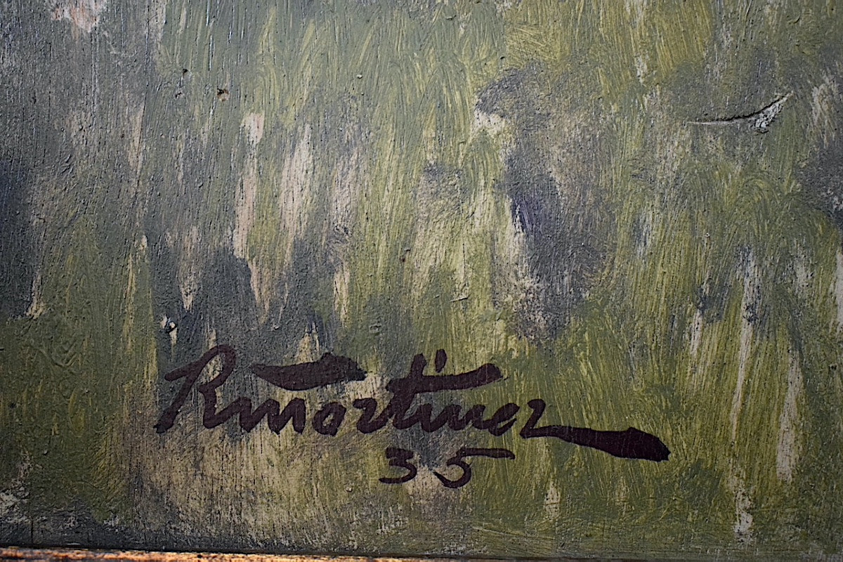 Raymond Martinez Provence Landscape Dated 1935 20th Century Rt1330-photo-1
