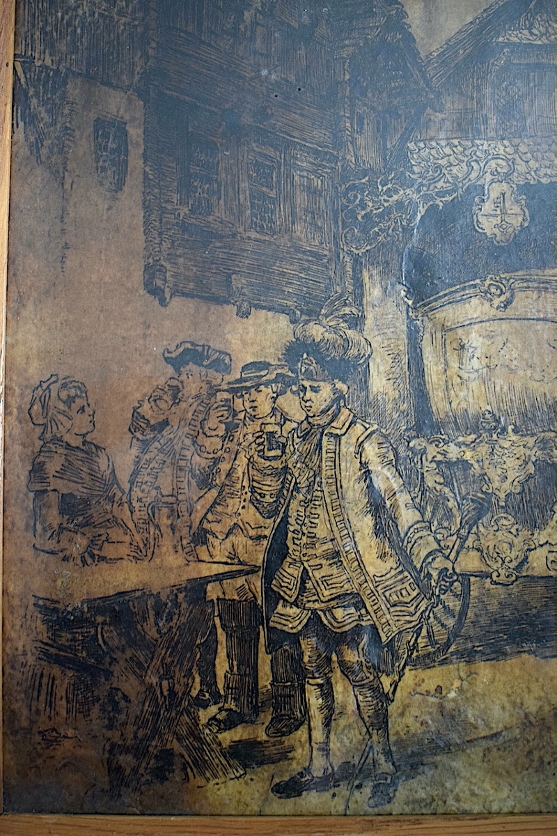 Charles Henri Pille 19th Century Pen Drawing Flight Of Louis XVI To Varennes? Rt1338-photo-2