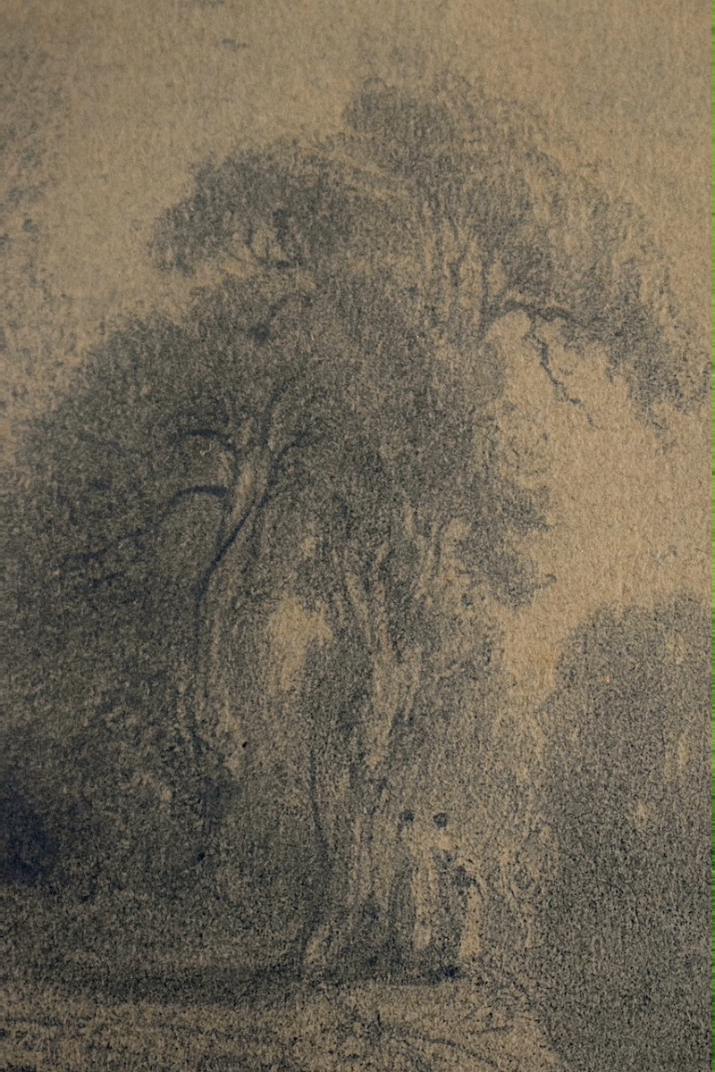 Henri Baron 19th Century French School Romantic Drawing Animated Landscape Gallant Scene Rt1340-photo-3