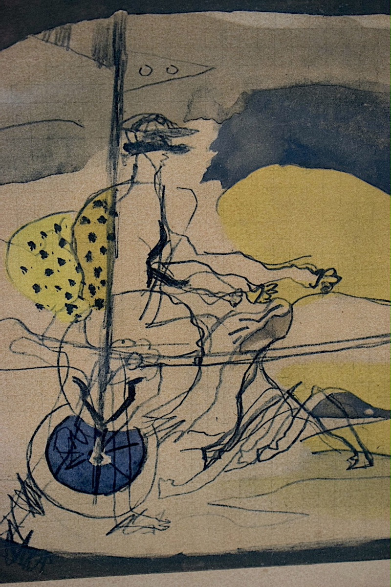 GEORGES BRAQUE lithographie couleur 13/75  titre le chariot XX ème siècle RT1354-photo-3