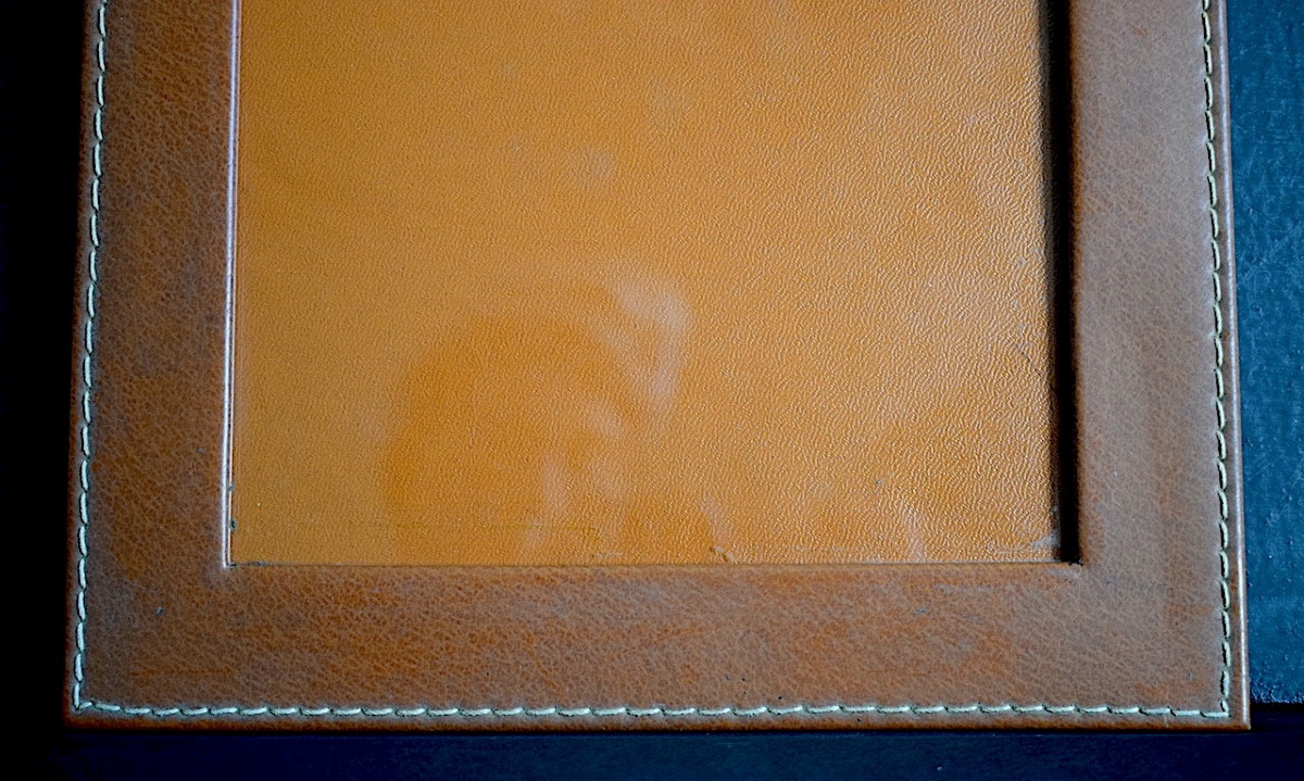 Pair Of 50s Leather Photo Frames For Standard 15 X 20 Cm Photo Frames Ref C1227-photo-2