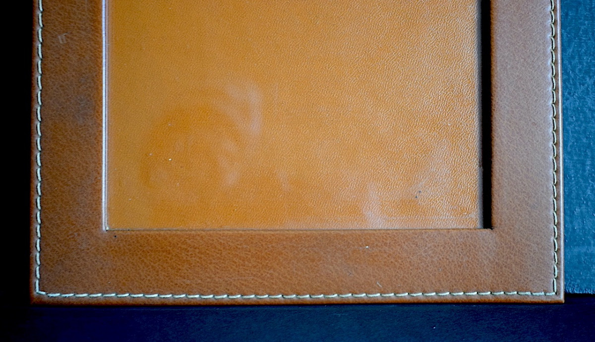 Pair Of 50s Leather Photo Frames For Standard 15 X 20 Cm Photo Frames Ref C1227-photo-4