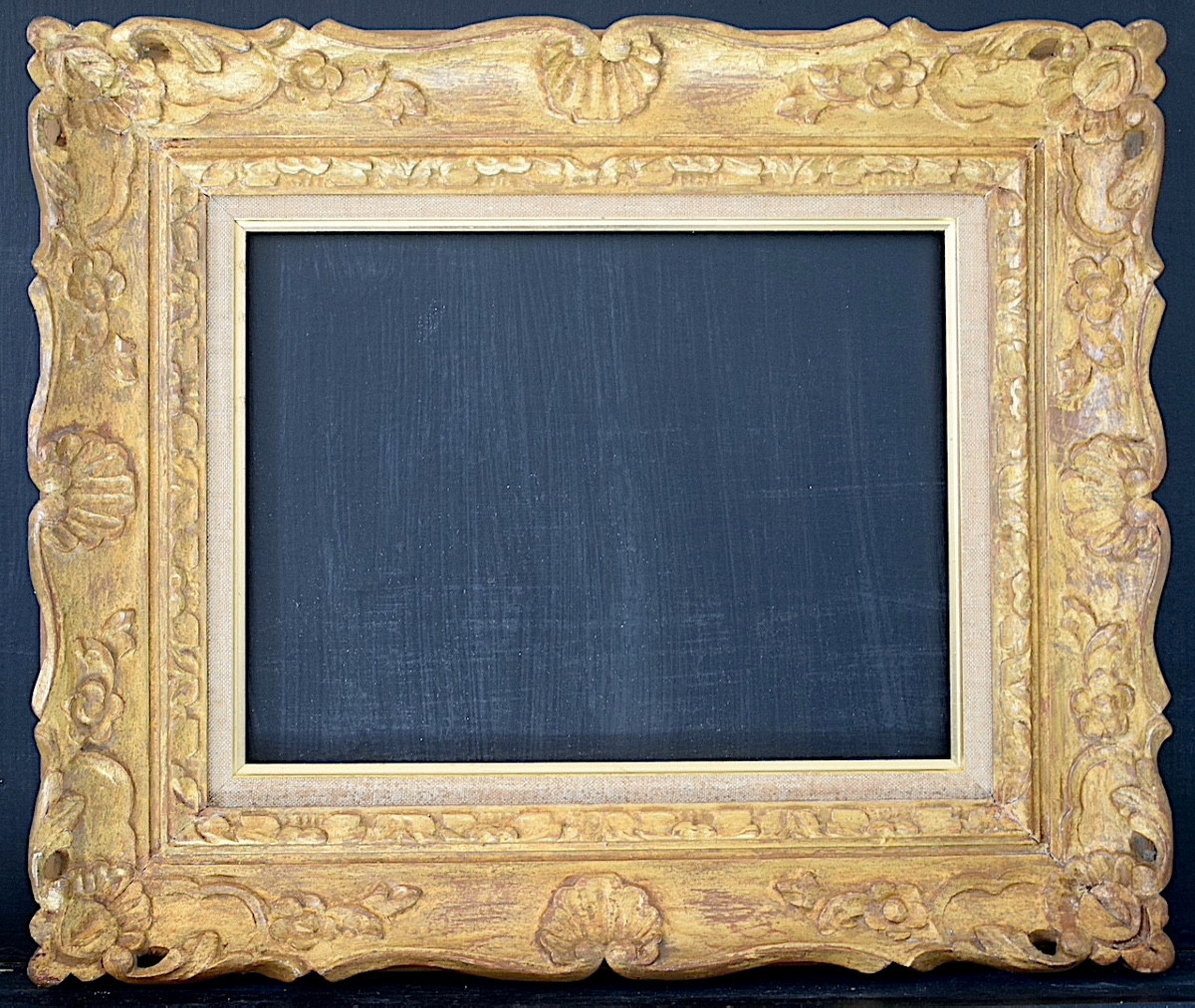 CADRE  Montparnasse doré Feuillure 35 x 27 cm format 5F FRAME Ref C1230