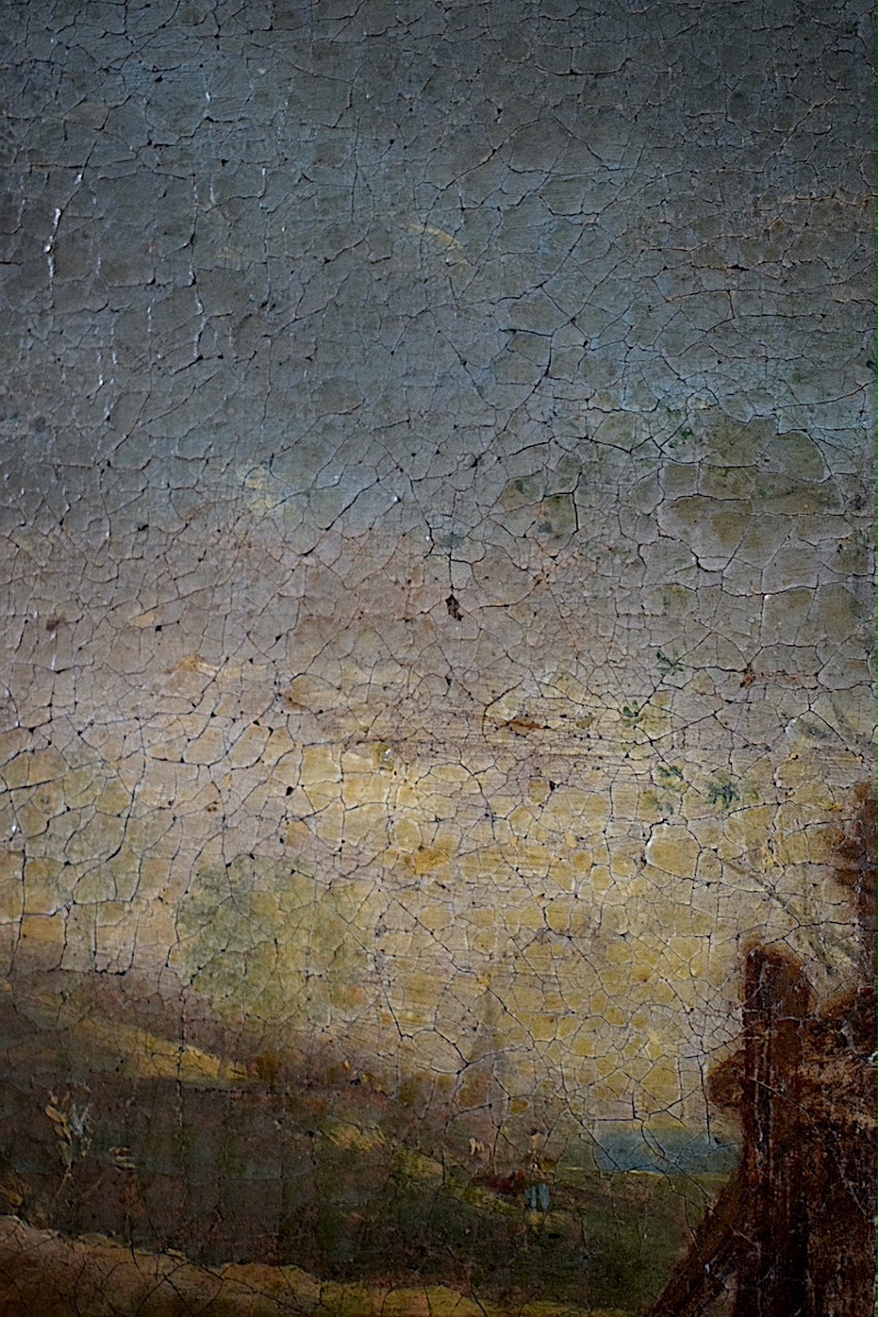 Suiveur de David TENIERS II école flamande scène de genre XVIII siècle RT1358-photo-6