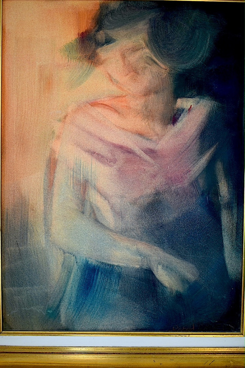 ROBERT RAYNE signé étude de personnage féminin femme XX ème siècle RT1365 -photo-2