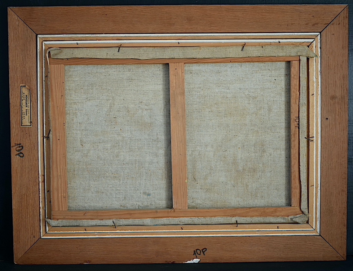 D'ORCINO TOUSSAINT AMBROGIANI peintre Corse Camargue taureaux  XX ème siècle RT1375-photo-4