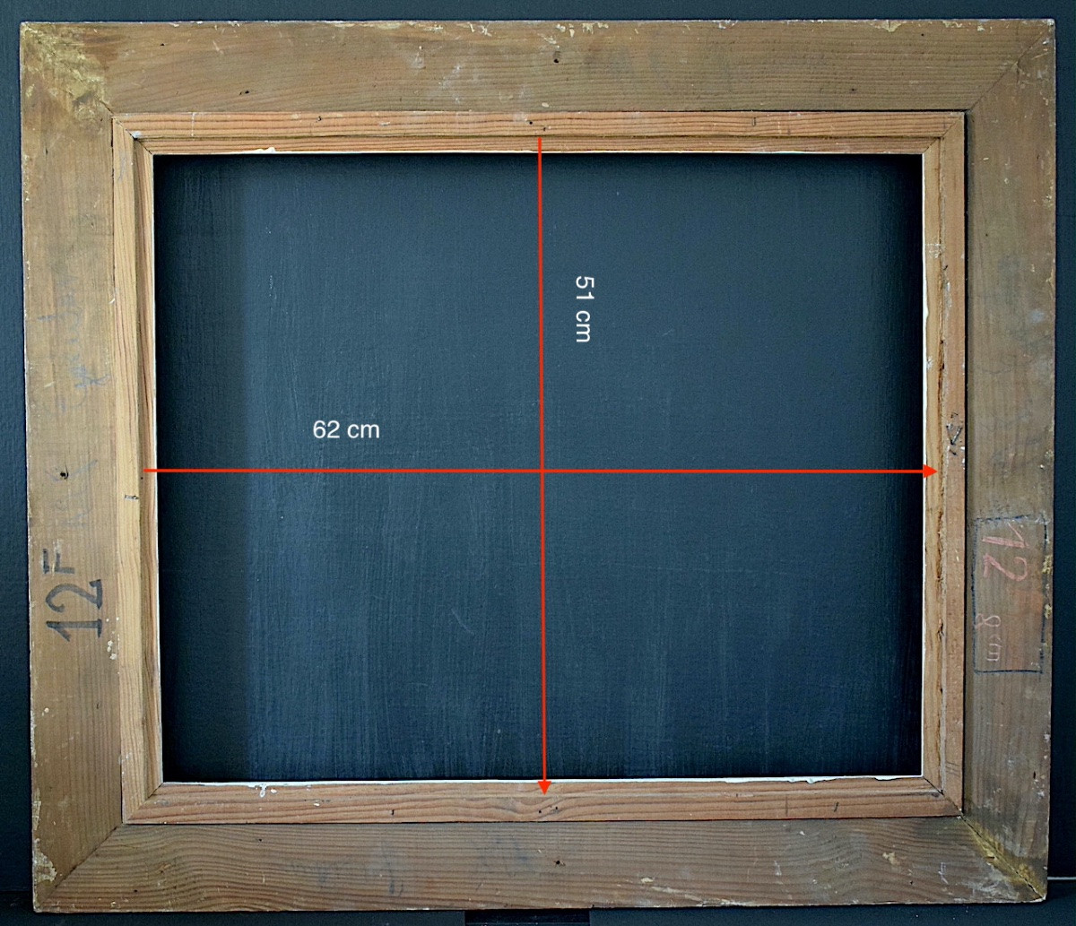 CADRE  Montparnasse Feuillure 61 x 50 cm format 12F FRAME Ref C1237-photo-2
