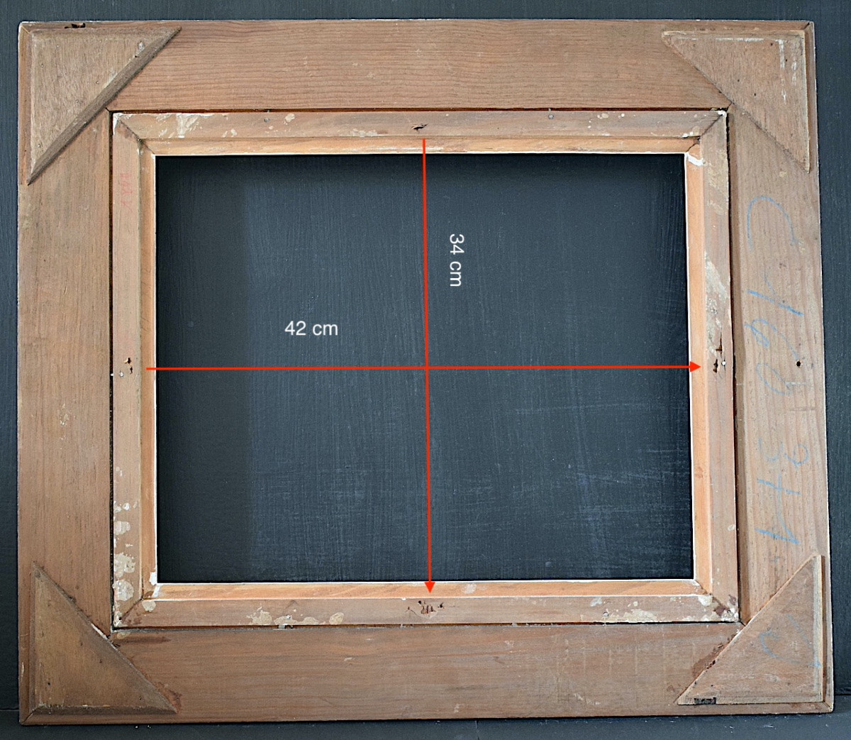 Montparnasse Frame, Rabbeted, 41 X 33 Cm, Format For 6f Painting, Frame Ref C1239-photo-2