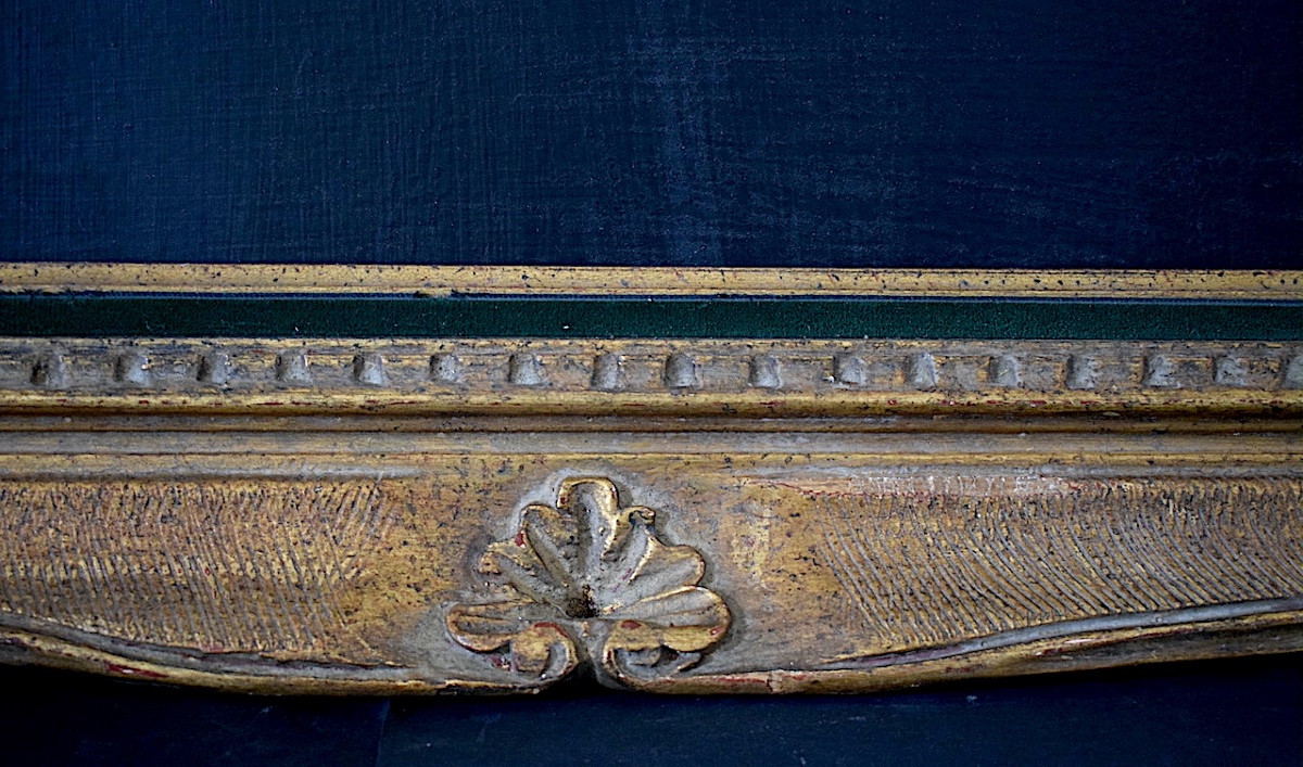 CADRE Montparnasse  Doré Feuillure : 53,7 x 36,7 cm format proche de 10P  FRAME Ref C1241 -photo-4