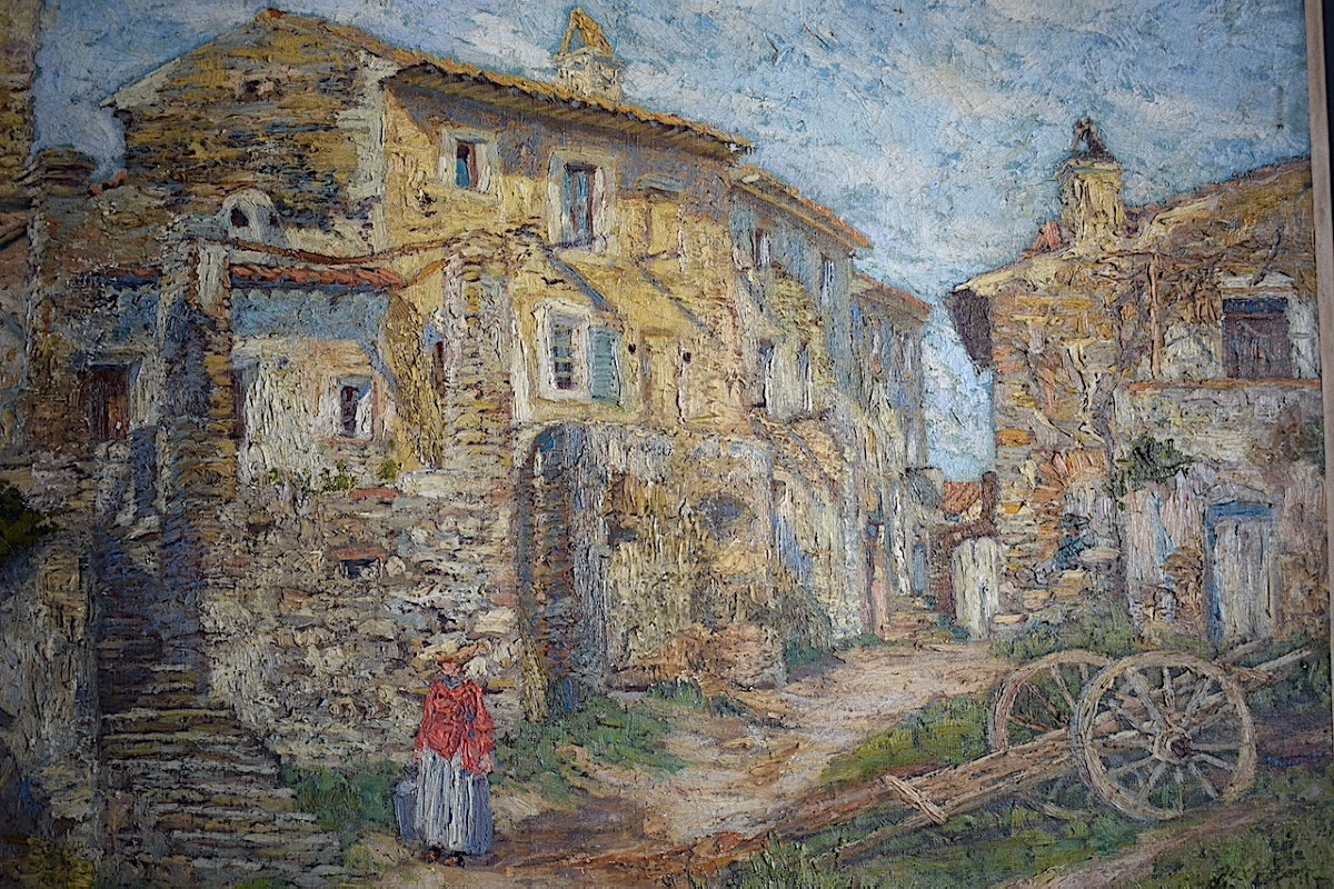 Charles Hilbert Dufour 19th-20th Century Impressionist Basket Maker Village  Rt1382-photo-3