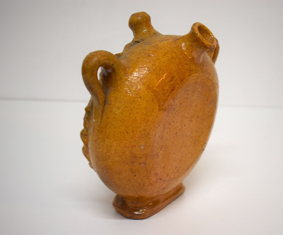 Gargoulette Or Chevrette Anthropomorphic Pitcher In Glazed Ceramic Ref1144 -photo-4