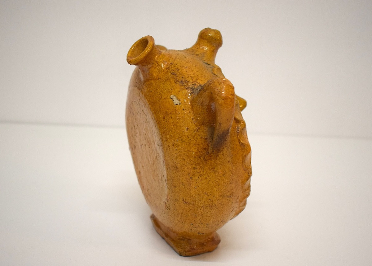 Gargoulette Or Chevrette Anthropomorphic Pitcher In Glazed Ceramic Ref1144 -photo-2