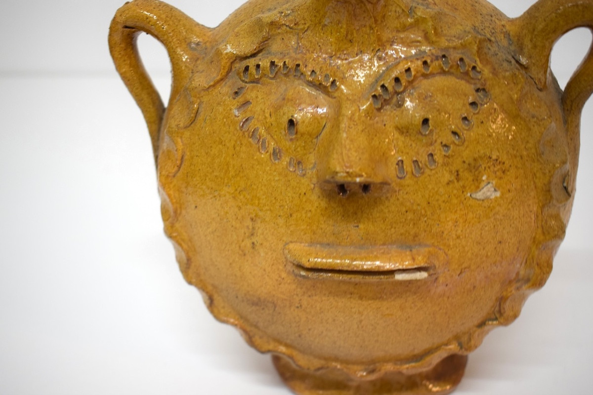 Gargoulette Or Chevrette Anthropomorphic Pitcher In Glazed Ceramic Ref1144 -photo-5