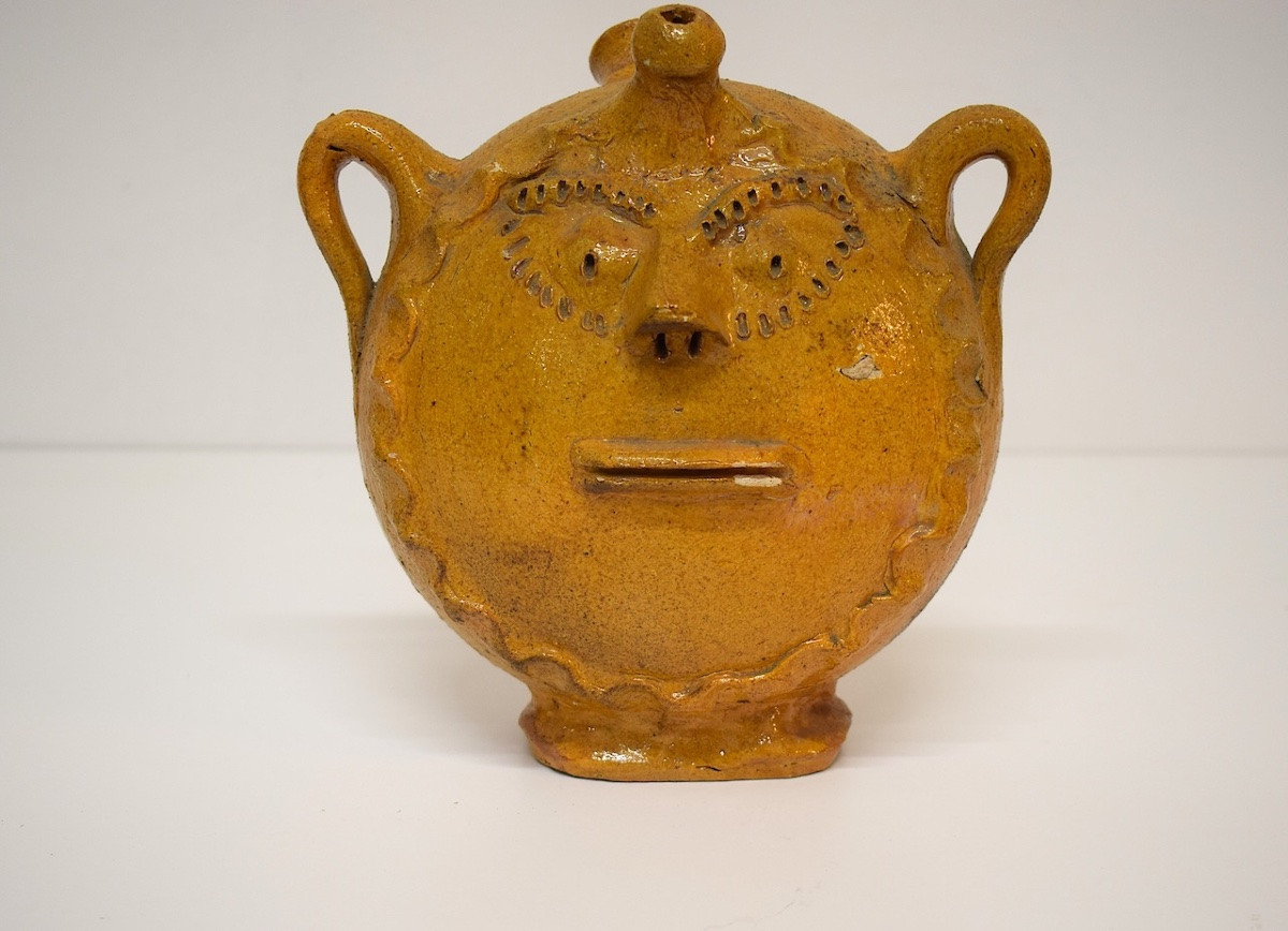 Gargoulette Or Chevrette Anthropomorphic Pitcher In Glazed Ceramic Ref1144 -photo-8