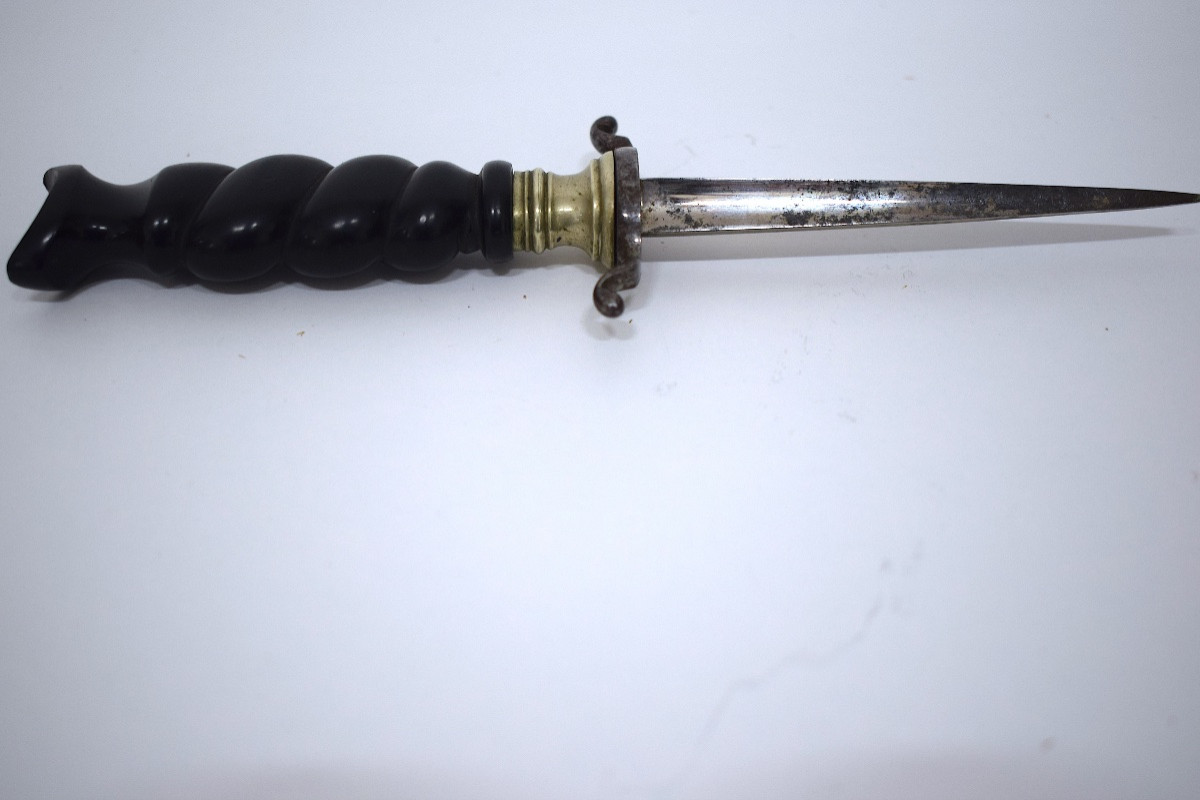 Curiosité Dague de vertu  poignard  féminin XIX ème dit  pique couilles ref1151-photo-4
