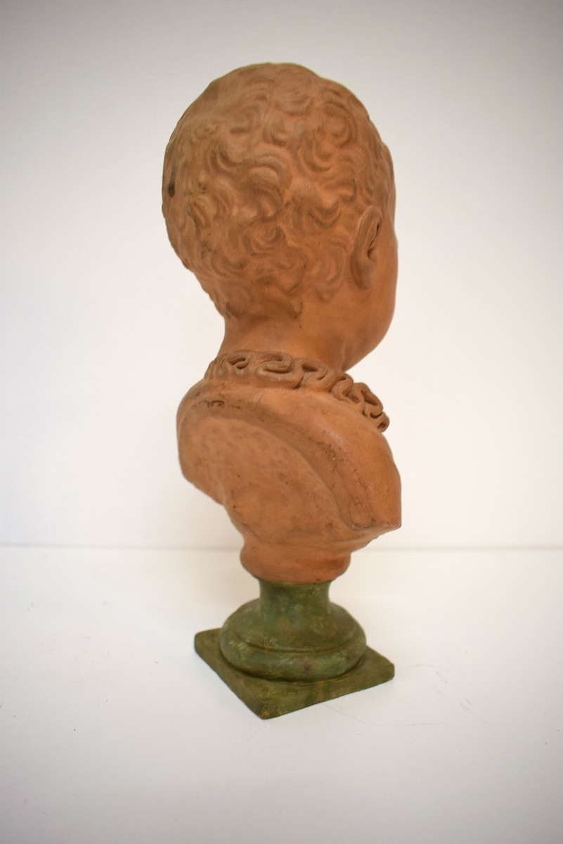 Buste enfant terre cuite d'après Germain Pilon portrait présumé de Henri IV Louvre ref1162-photo-4